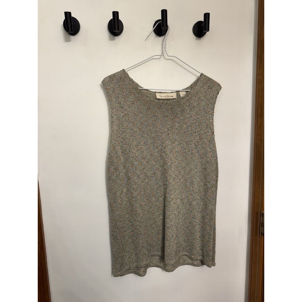 French Laundry Sleeveless Sweater Long Summer Fall 1X